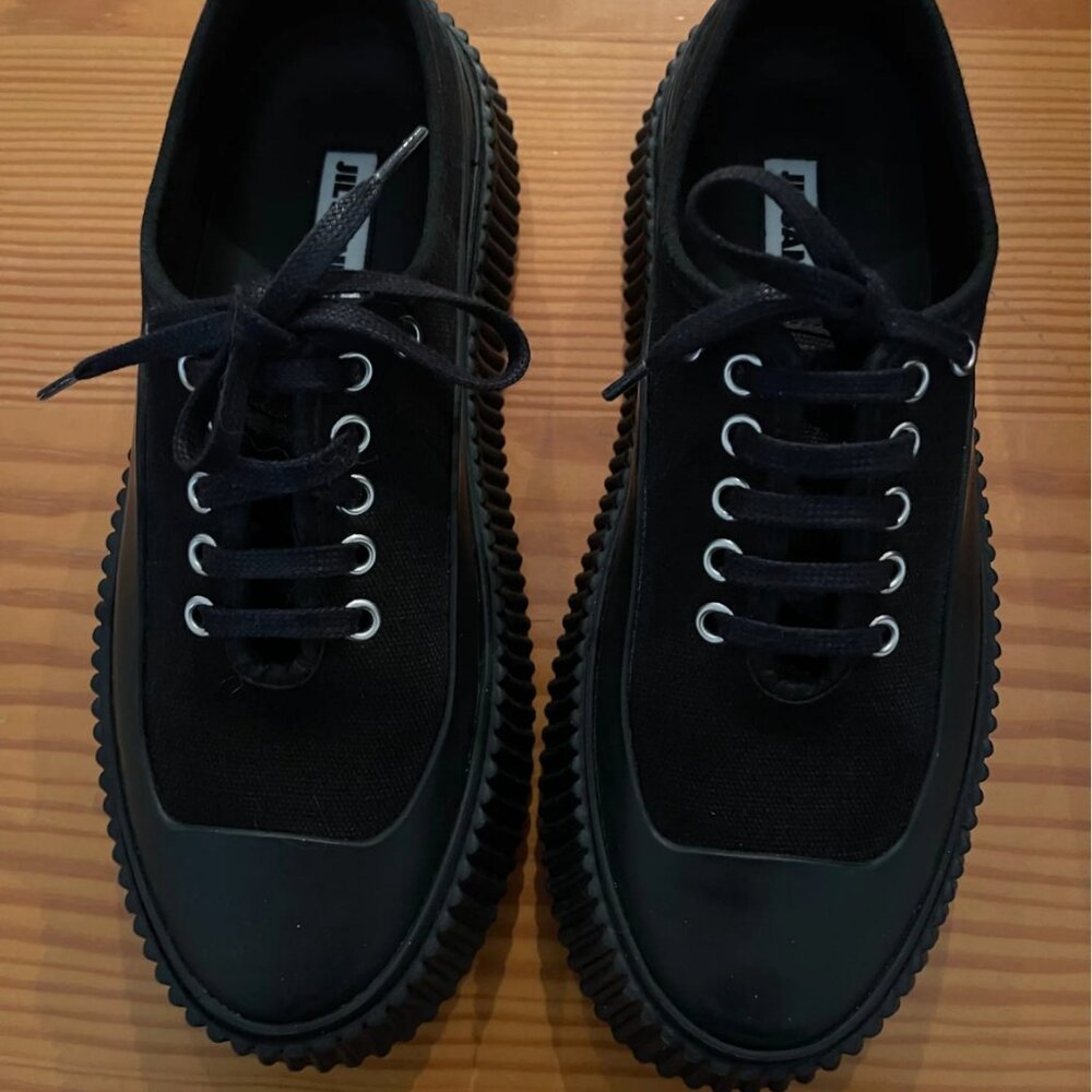 Jil Sander Low Top Platform Sneakers